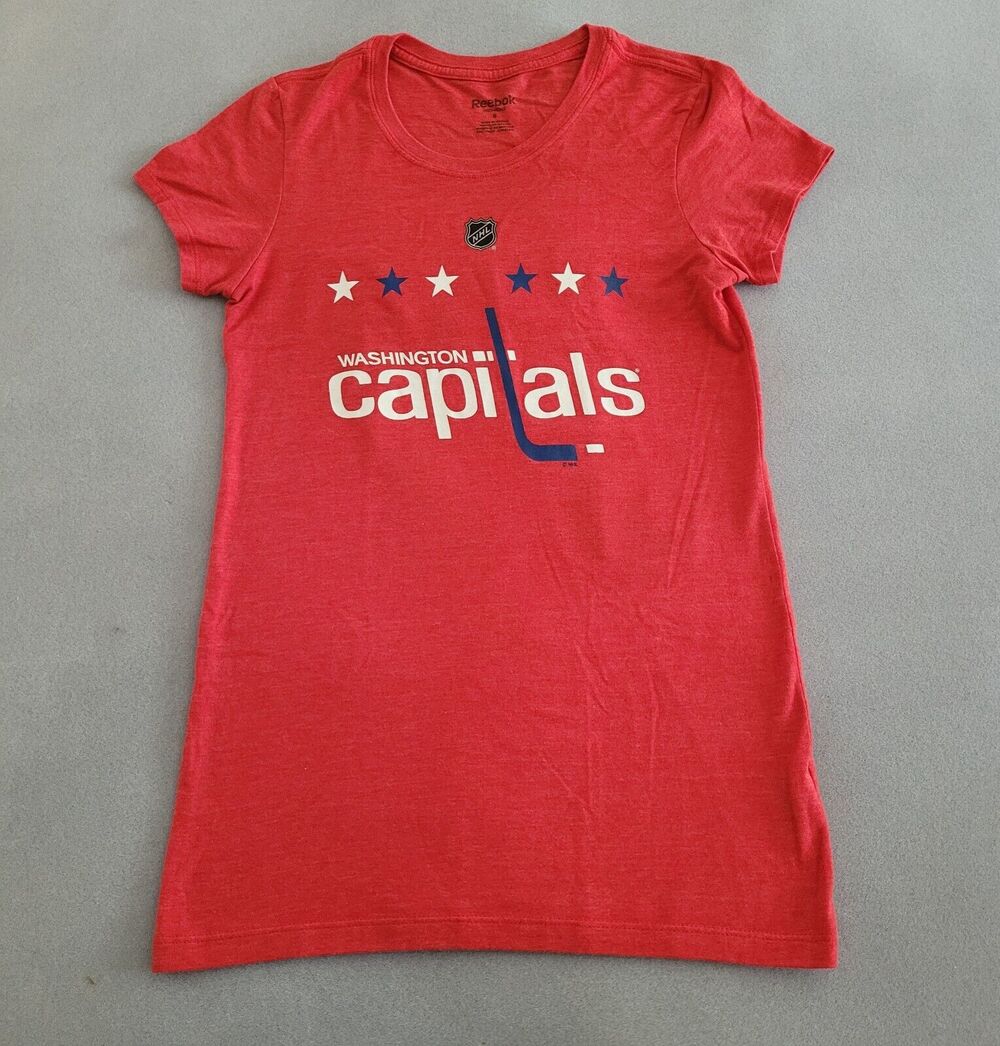 REEBOK/NHL Washington Capitals Oshie 77 Red T-shirt-Women's Sz Sm